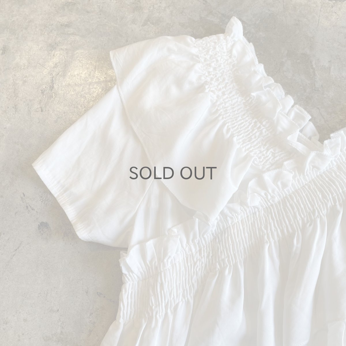 画像5: CROSS DESIGN FRILL VNECK S/S TOPS / Ladies M (5)