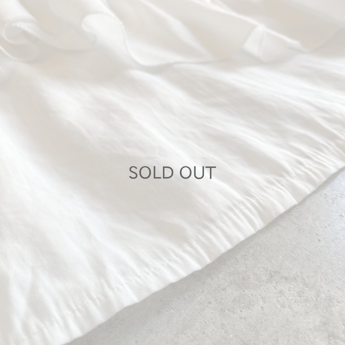 画像10: CROSS DESIGN FRILL VNECK S/S TOPS / Ladies M (10)