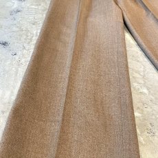 画像7: STUDS DECORATIVE BROWN COLOR SLACKS / W31 (7)