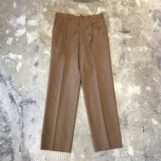 画像1: STUDS DECORATIVE BROWN COLOR SLACKS / W31 (1)