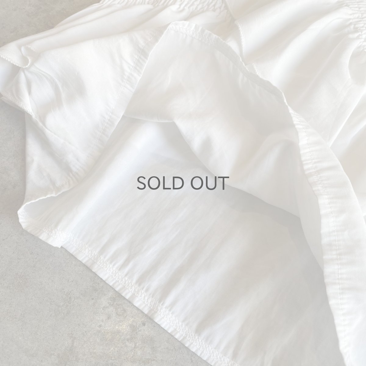 画像8: CROSS DESIGN FRILL VNECK S/S TOPS / Ladies M (8)