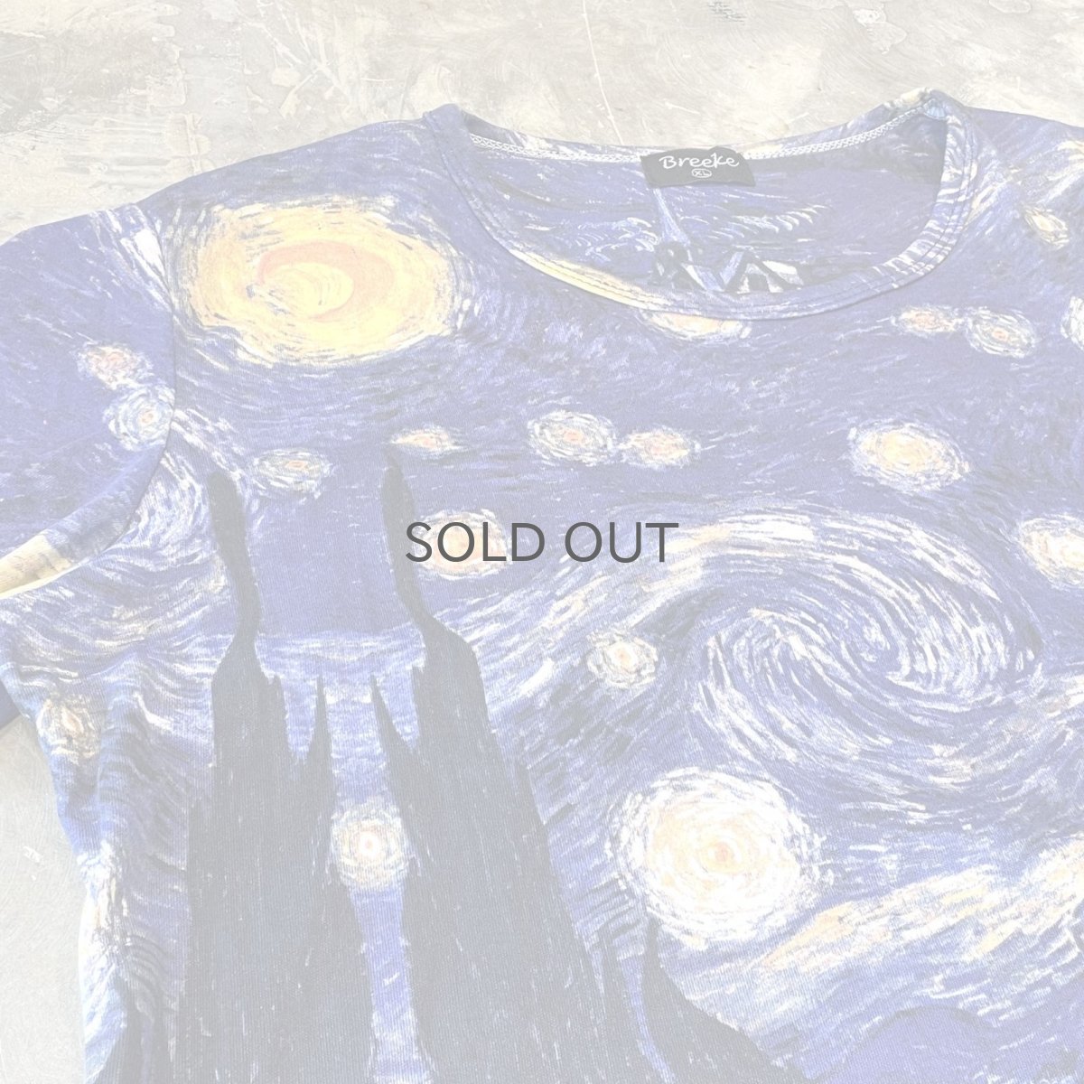 画像3: ALL OVER "GOGH" ART PATTERN S/S TEE / Mens XL(M) (3)