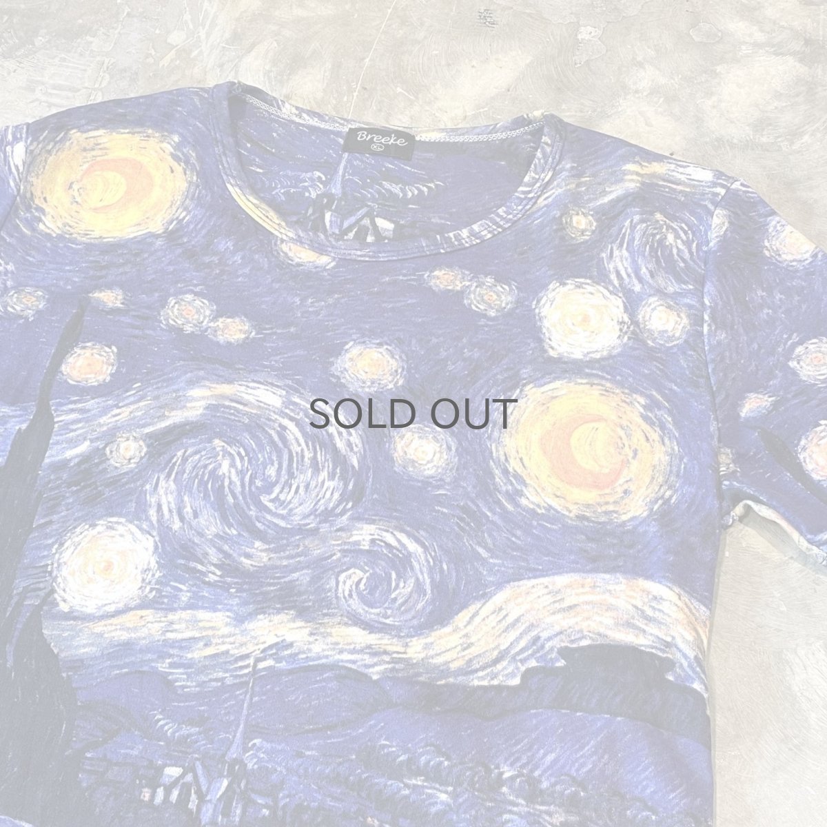 画像4: ALL OVER "GOGH" ART PATTERN S/S TEE / Mens XL(M) (4)