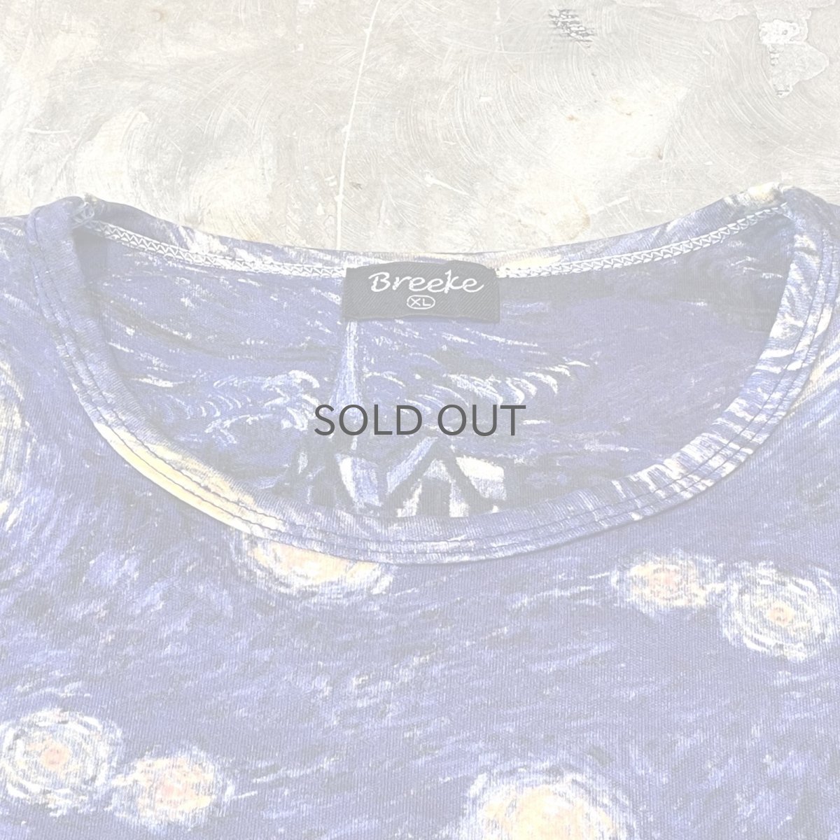 画像10: ALL OVER "GOGH" ART PATTERN S/S TEE / Mens XL(M) (10)