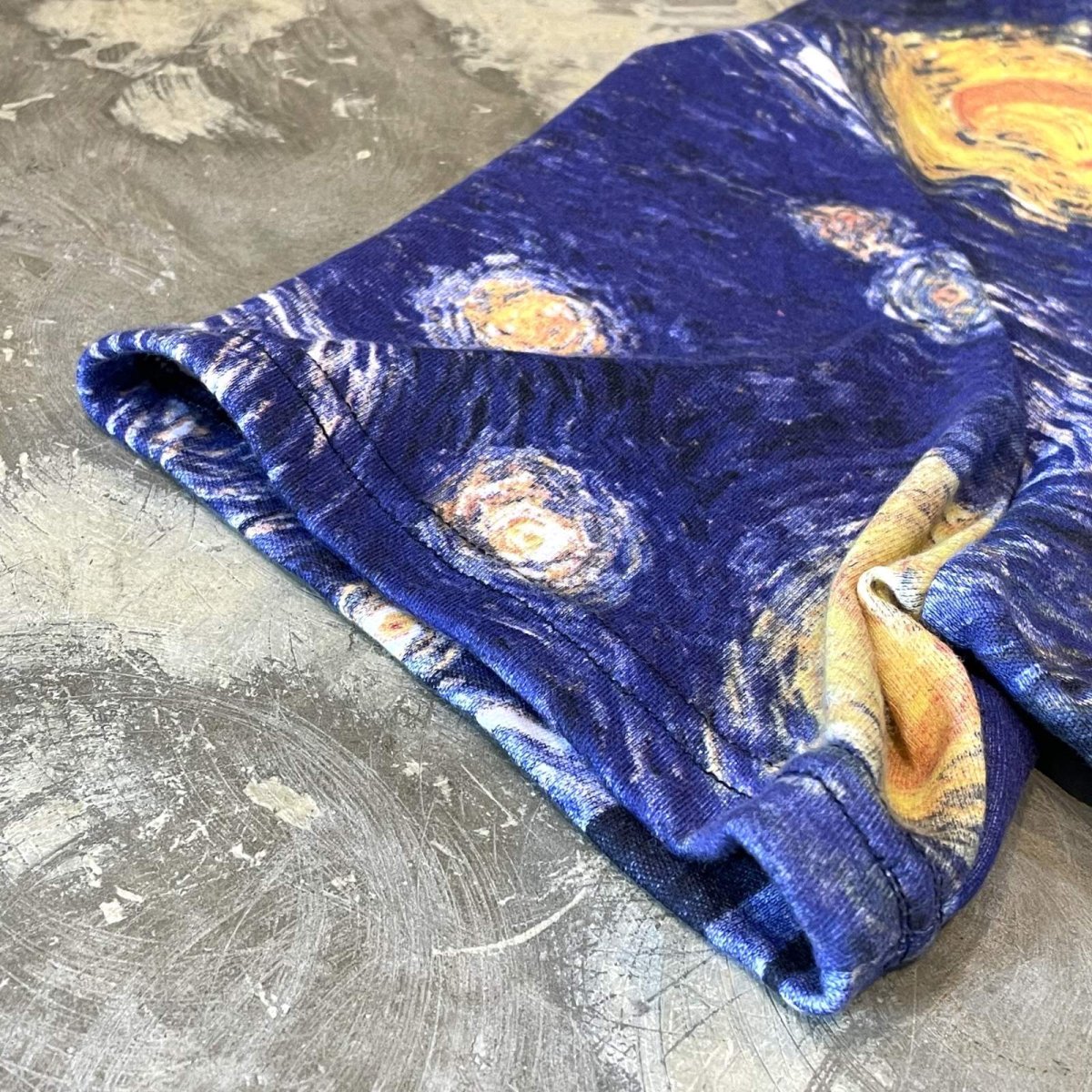 画像7: ALL OVER "GOGH" ART PATTERN S/S TEE / Mens XL(M) (7)