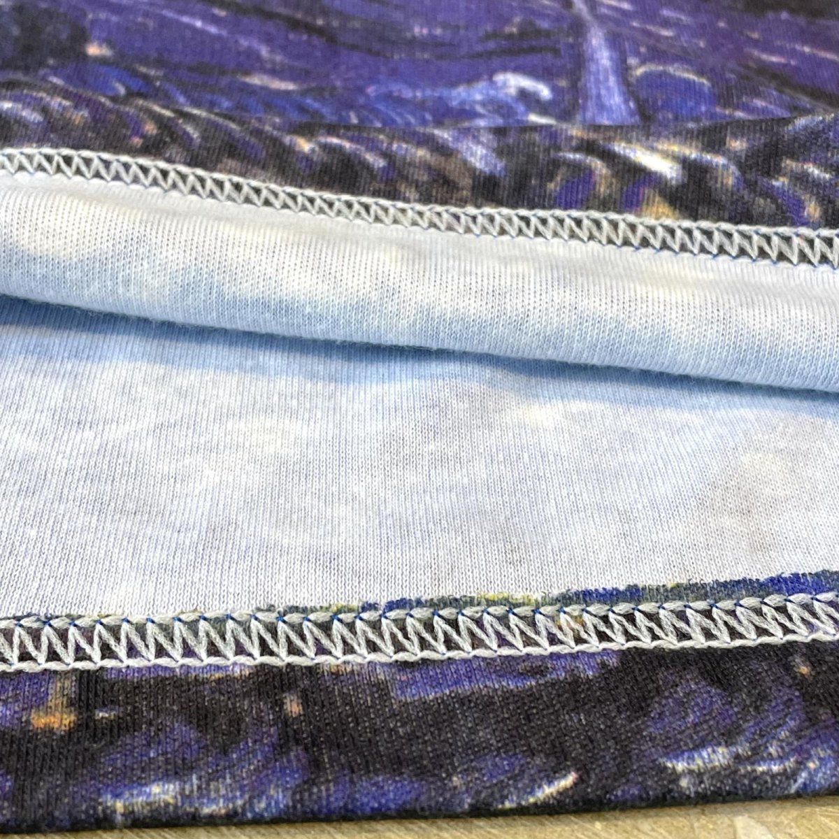 画像8: ALL OVER "GOGH" ART PATTERN S/S TEE / Mens XL(M) (8)