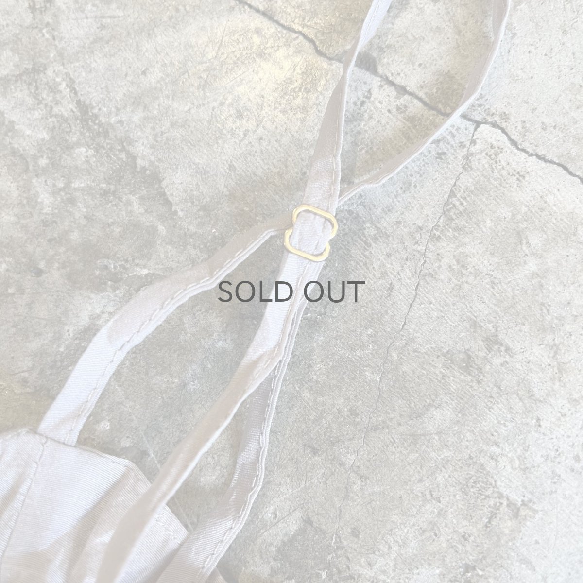 画像8: GREY COLOR GATHER DESIGN SHEER CAMISOLE TOPS / Ladies S~M (8)