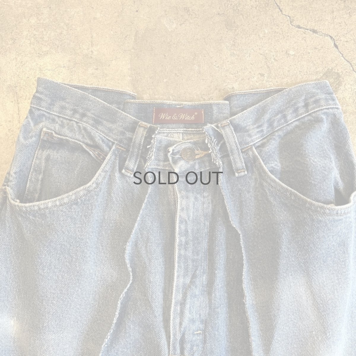 画像6: 【Wiz&Witch】"TWINS" WIDE DENIM PANTS / W29 (6)