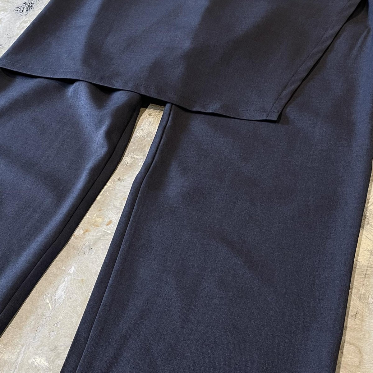 画像6: 【WONDERGROUND】SIDE SLIT SKIRT LAYERED SLACKS / OS (6)