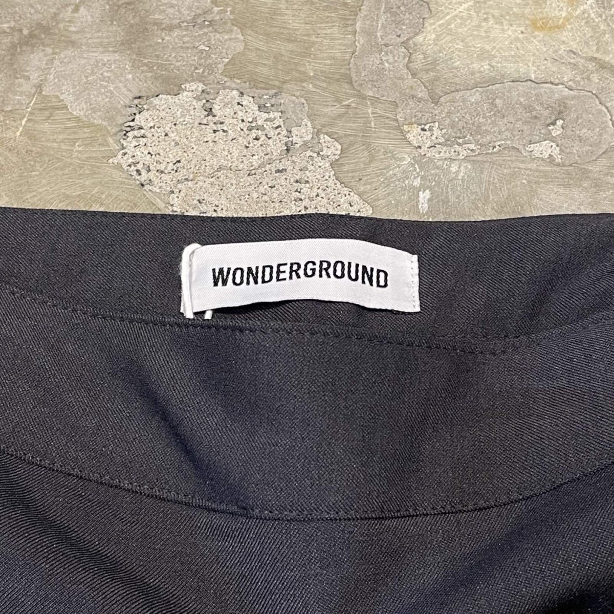 画像10: 【WONDERGROUND】SIDE SLIT SKIRT LAYERED SLACKS / OS (10)