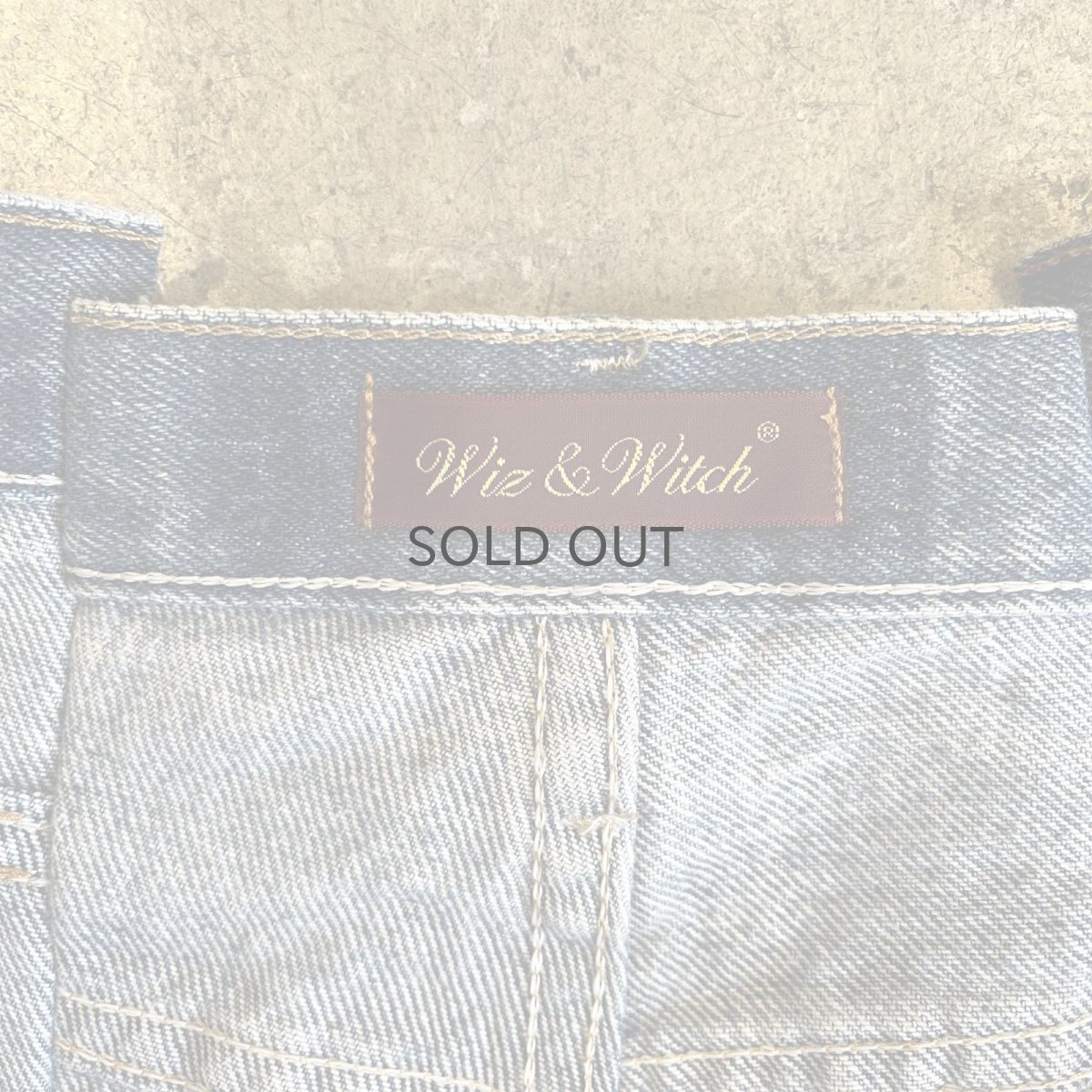 画像10: 【Wiz&Witch】"TWINS" WIDE DENIM PANTS / W29 (10)