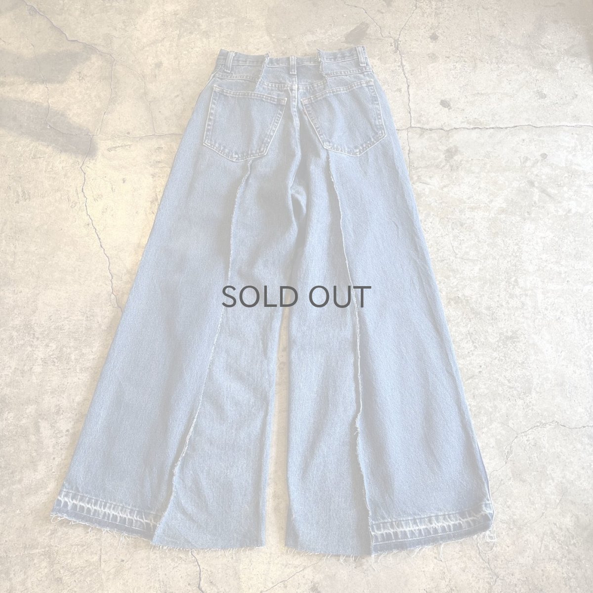 画像2: 【Wiz&Witch】"TWINS" WIDE DENIM PANTS / W29 (2)