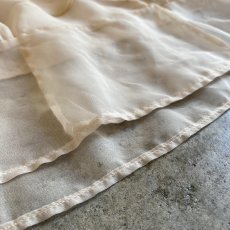 画像12: OLD FRILL DESIGN COLLAR SHEER BLOUSE / Ladies M / MADE IN ENGLAND (12)