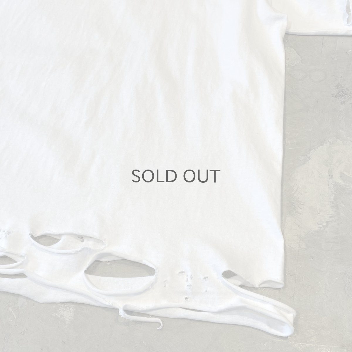 画像6: 【Wiz&Witch】"DIRTY BEAUTIFUL" DAMAGE ART TEE / WHITE / OS (6)