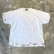 画像1: 【Wiz&Witch】"DIRTY BEAUTIFUL" DAMAGE ART TEE / WHITE / OS (1)
