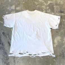 画像2: 【Wiz&Witch】"DIRTY BEAUTIFUL" DAMAGE ART TEE / WHITE / OS (2)