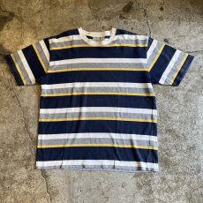 画像1: 90's 【L.L.Bean】ALL OVER MULCH BORDER PATTERN OVER DESIGN S/S TEE / Ladies L (1)