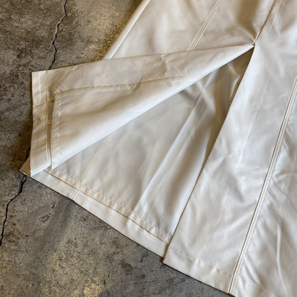 画像6: WHITE COLOR DESIGN FRONT SLIT SKIRT / W26~W28 (6)