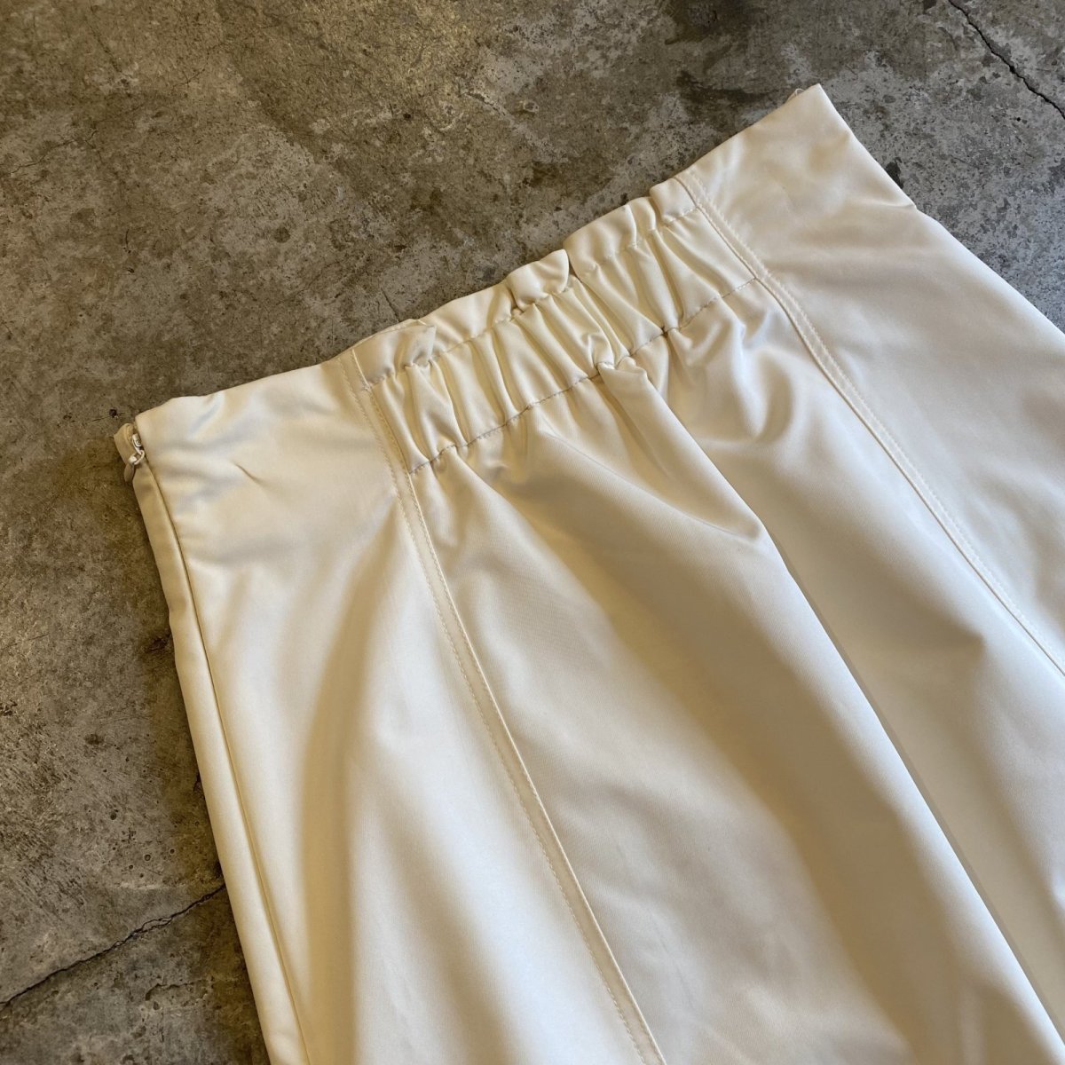 画像10: WHITE COLOR DESIGN FRONT SLIT SKIRT / W26~W28 (10)