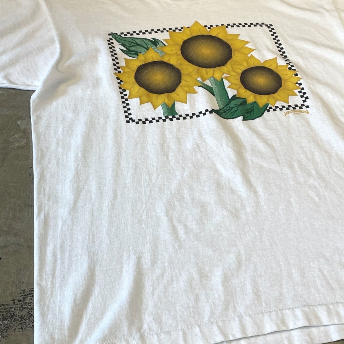 画像5: 90's SUNFLOWER FRONT PRINTED S/S TEE / Mens L / MADE IN USA (5)
