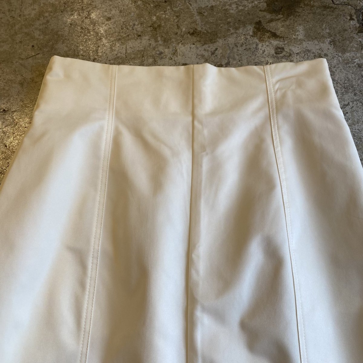 画像5: WHITE COLOR DESIGN FRONT SLIT SKIRT / W26~W28 (5)