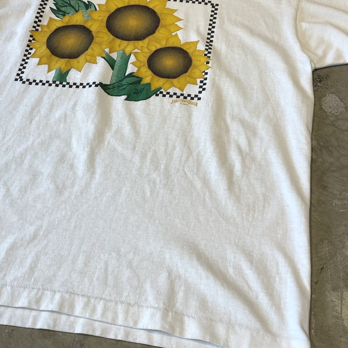 画像6: 90's SUNFLOWER FRONT PRINTED S/S TEE / Mens L / MADE IN USA (6)