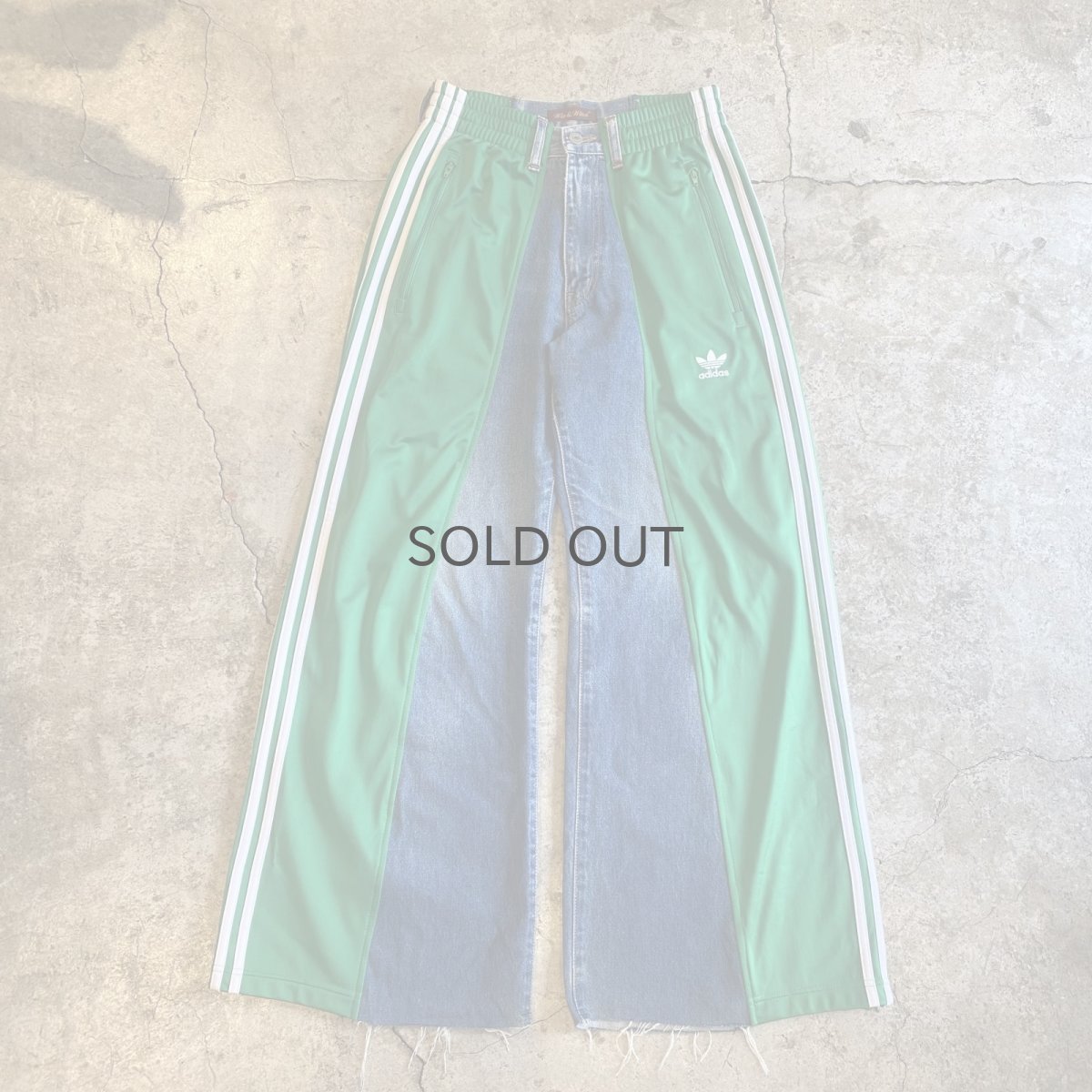 画像1: 【Wiz&Witch】"UNITED" SPORTY DENIM PANTS / OS (1)