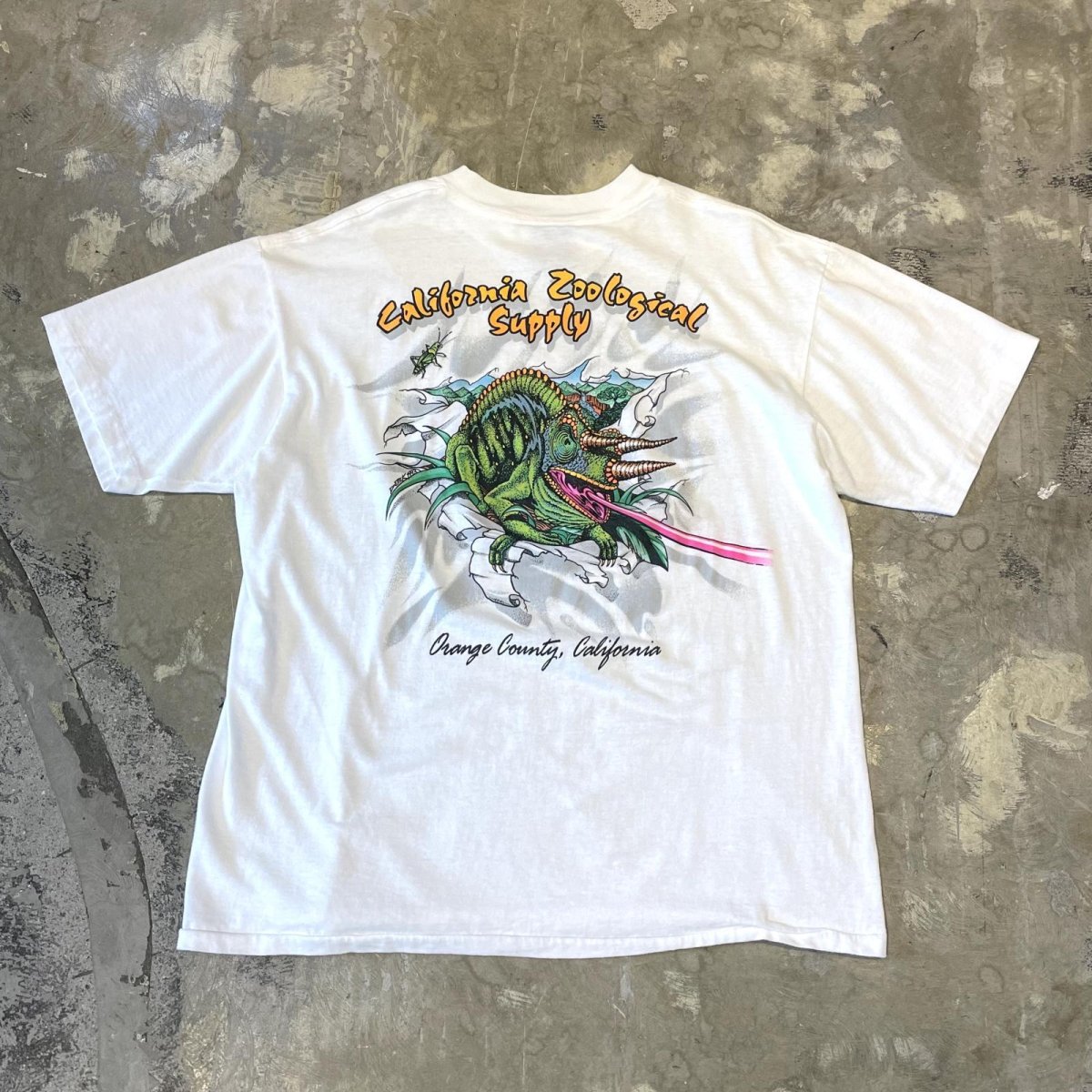 画像2: 80 ~90's BOTH SIDE GRAPHIC PRINTED S/S TEE / Mens L (2)