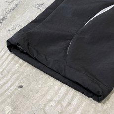 画像8: 【WONDERGROUND】WAVE NOTCH PATTERN NYLON PANTS / BLACK / OS (8)