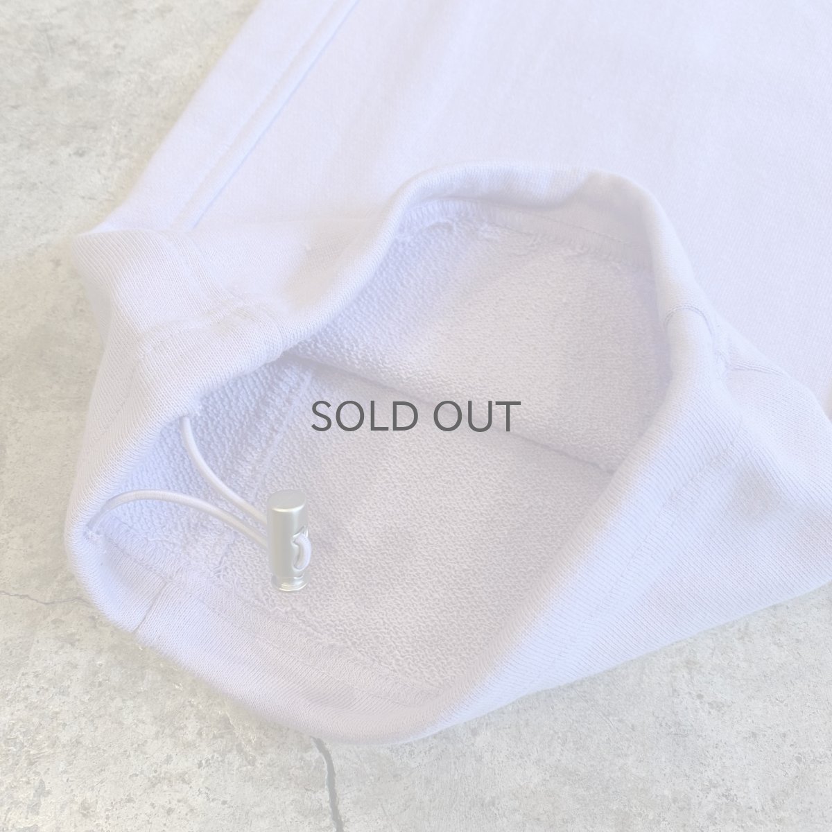 画像10: LAVENDER COLOR DESIGN DRAW CORD WIDE SWEAT PANTS / FREE~W34 (10)