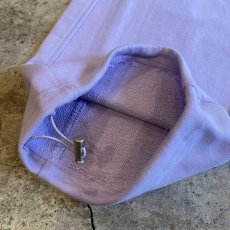画像10: LAVENDER COLOR DESIGN DRAW CORD WIDE SWEAT PANTS / FREE~W34 (10)