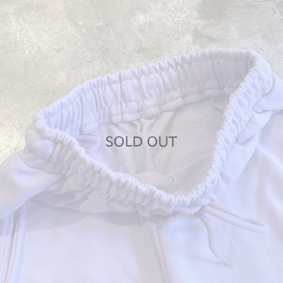 画像7: LAVENDER COLOR DESIGN DRAW CORD WIDE SWEAT PANTS / FREE~W34 (7)