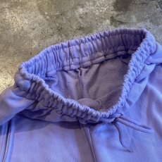 画像7: LAVENDER COLOR DESIGN DRAW CORD WIDE SWEAT PANTS / FREE~W34 (7)