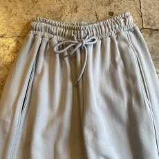 画像4: LIGHT BLUE COLOR DESIGN DRAW CORD WIDE SWEAT PANTS / FREE~W35 (4)