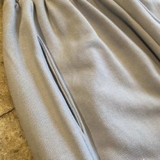 画像6: LIGHT BLUE COLOR DESIGN DRAW CORD WIDE SWEAT PANTS / FREE~W35 (6)