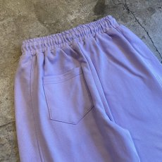 画像8: LAVENDER COLOR DESIGN DRAW CORD WIDE SWEAT PANTS / FREE~W34 (8)