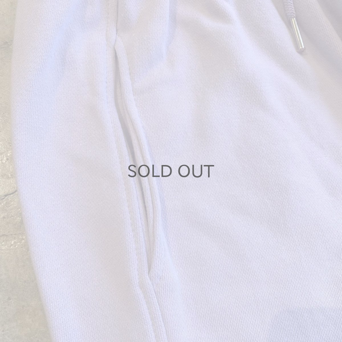 画像6: LAVENDER COLOR DESIGN DRAW CORD WIDE SWEAT PANTS / FREE~W34 (6)