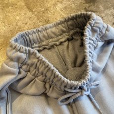 画像7: LIGHT BLUE COLOR DESIGN DRAW CORD WIDE SWEAT PANTS / FREE~W35 (7)