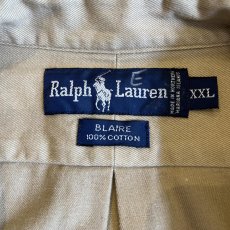 画像10: 【RALPH LAUREN】BEIGE COLOR OVER SILHOUETTE DESIGN N/S TOPS / Ladies 2XL (10)