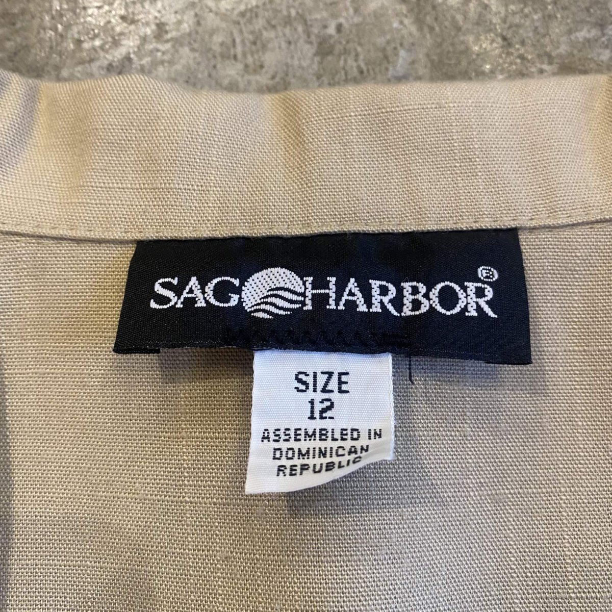 画像10: BEIGE COLOR OVER DESIGN TAILORED JACKET / Ladies L (10)