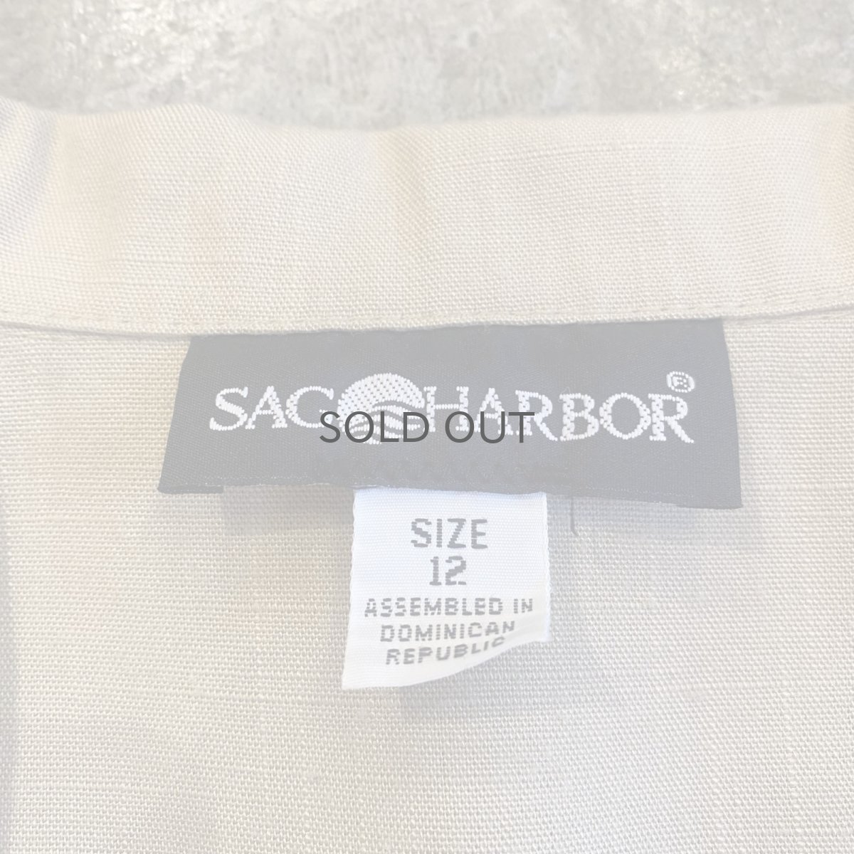 画像10: BEIGE COLOR OVER DESIGN TAILORED JACKET / Ladies L (10)
