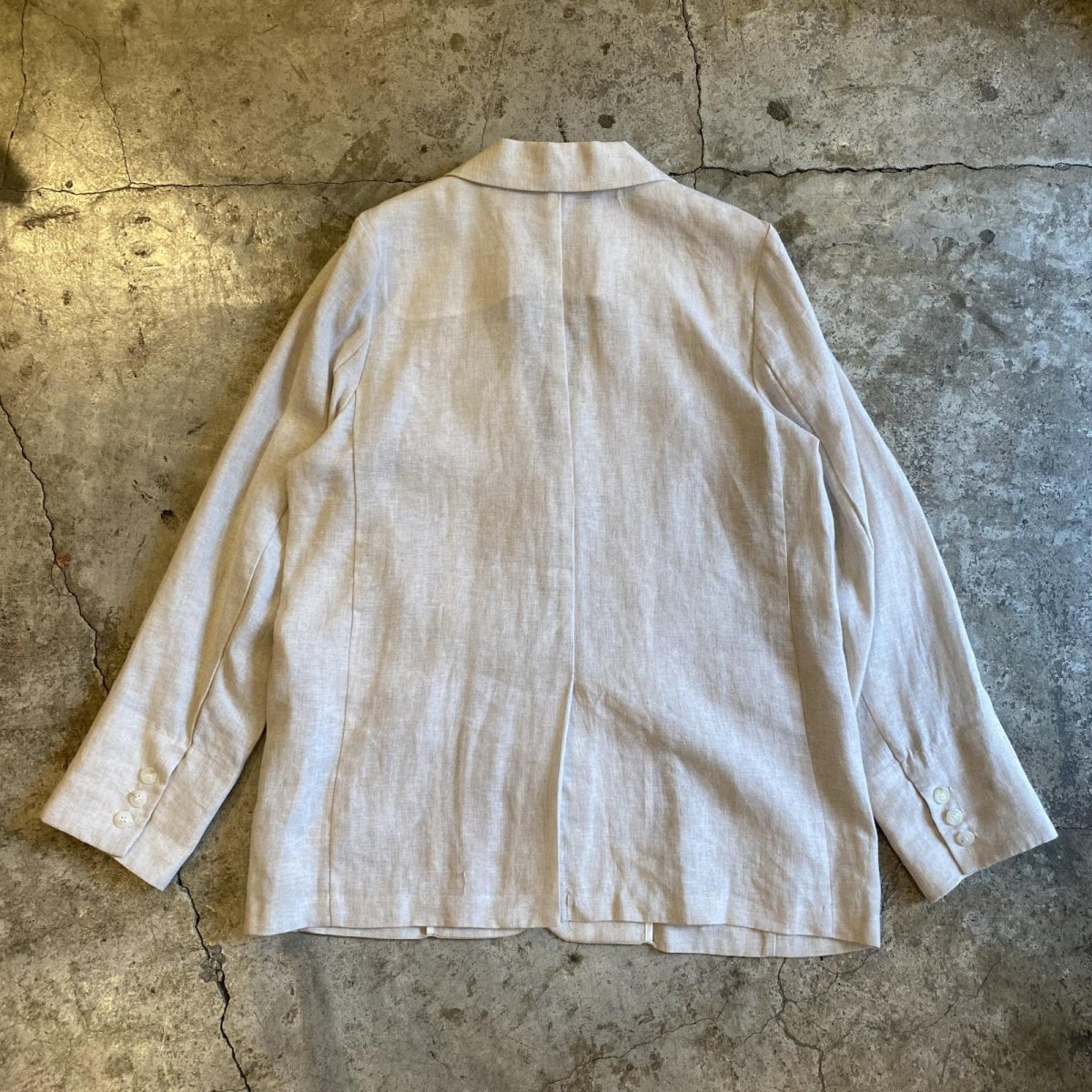 画像2: THREE BUTTON OVER SIZE TAILORED JACKET / Ladies L (2)