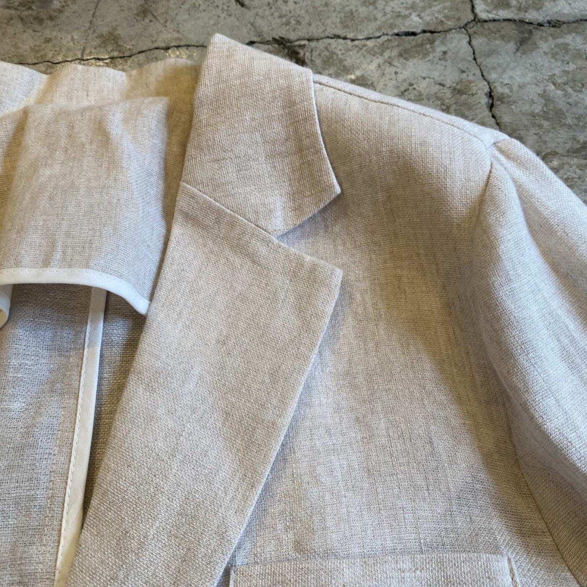 画像7: THREE BUTTON OVER SIZE TAILORED JACKET / Ladies L (7)