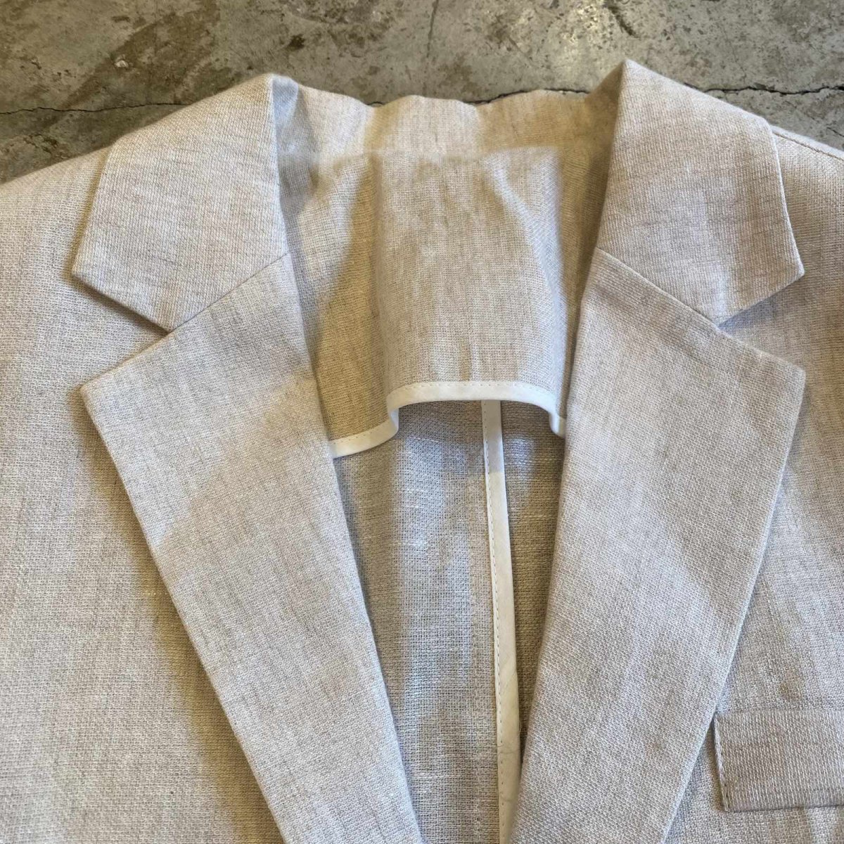 画像5: THREE BUTTON OVER SIZE TAILORED JACKET / Ladies L (5)