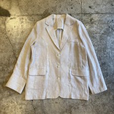 画像1: THREE BUTTON OVER SIZE TAILORED JACKET / Ladies L (1)