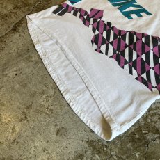 画像4: OLD【NIKE】BOTH SIDES COLOR PRINTED CYCLING DESIGN N/S TOPS / Ladies M(S) / MADE IN USA  (4)