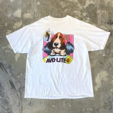 画像1: 90's FUNNY DOG PRINTED S/S TEE / Mens XL / MADE IN USA (1)
