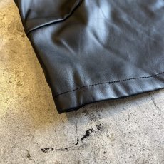 画像4: BLACK COLOR FAUX LEATHER DESIGN BUSTIER / Ladies M (4)