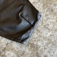 画像9: BLACK COLOR FAUX LEATHER DESIGN BUSTIER / Ladies M (9)
