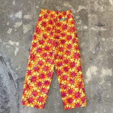 画像2: ALL OVER PATTERN STRAIGHT COTTON PANTS / ~W34 (2)
